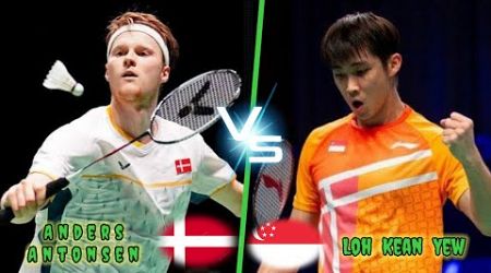 Badminton Loh Kean Yew (SINGAPORE) vs (DENMARK) Anders Antonsen Mens Singles