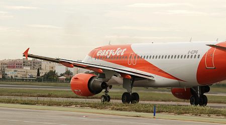 'Drunk' Brit, 28, arrested in Spain after brawling on board easyJet flight and trying to open plane door mid-air