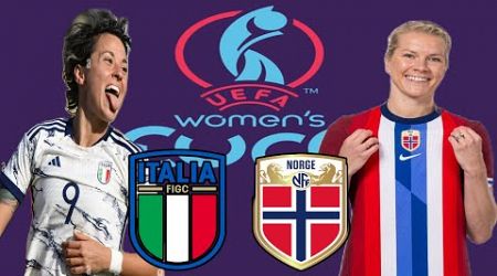 Norway vs Italy - women&#39;s Euro Qualification