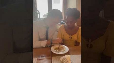Part of Slovakian wedding tradition. Bride and groom feed each others a special soup #bwwmvlogs