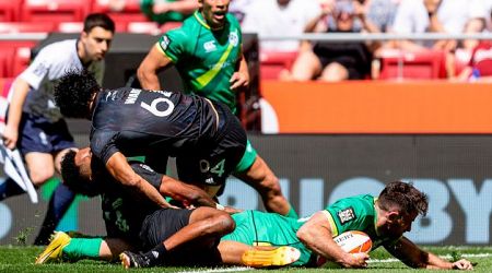 Hugo Keenan and Ireland miss out of Madrid Sevens tournament after defeats to Fiji and New Zealand