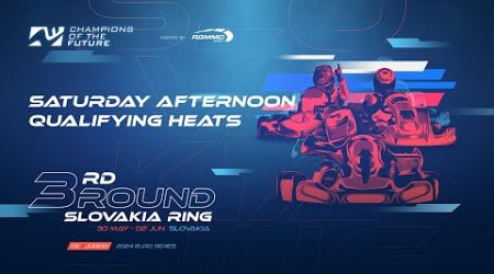 Qualifying Heats afternoon LIVE | Euro Series Round 3 Slovakia Ring | 2024 Champions of the Future