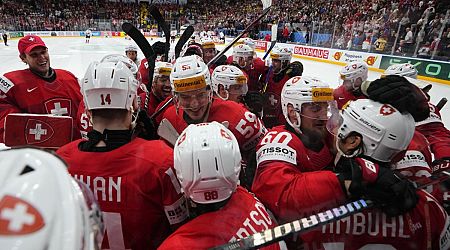 Switzerland knocks out Canada in SO to set up hockey worlds final against the Czechs