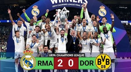 Real Madrid vs Borrusia Dortmund 2-0 Champions League Final 2024 Highlights &amp; Goals