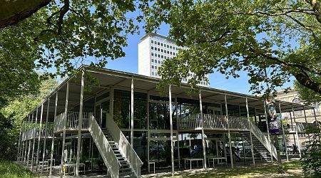 It says it on the tin!: Reviewing the German university study centre that has won the EU Mies architecture award