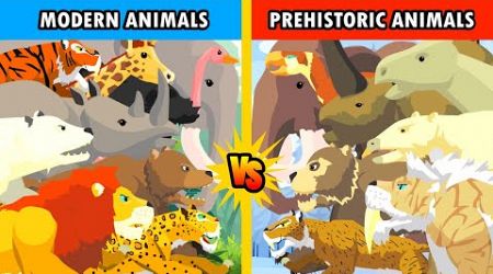 Modern vs Prehistoric Wild Animals [S1] | Animal Animation