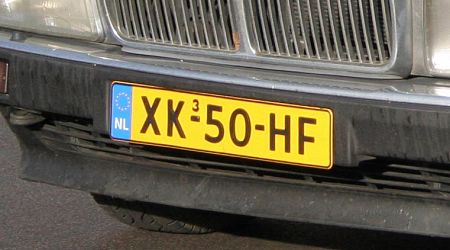 Dutch numberplate configuration changed again after five years