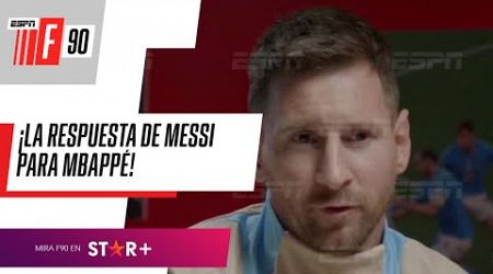 &quot;EN LA EURO FALTAN LAS 10 COPAS DE ARGENTINA, BRASIL Y URUGUAY&quot;, Leo Messi en exclusiva con #ESPN