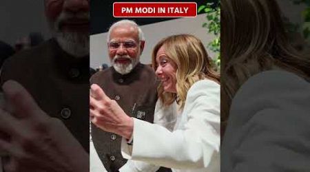 PM Modi in Italy to attend the G7 Summit