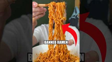 This Ramen is BANNED in Denmark?!