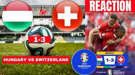 Hungary vs Switzerland 1-3 Live Stream Euro 2024 Football Match Score Commentary Highlights Vivo