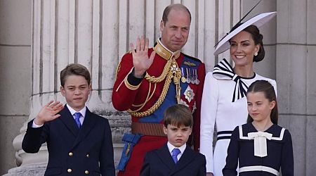 UK royals unite on palace balcony, with Kate back at her first public event since cancer diagnosis