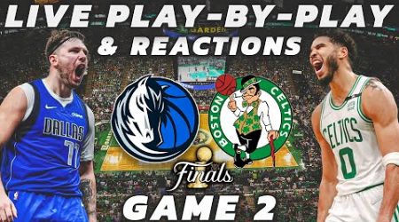 Dallas Mavericks vs Boston Celtics | Live Play-By-Play &amp; Reactions