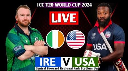 IRELAND VS USA 30TH ICC T20 WORLD CUP MATCH 2024 || USAVS IRE 30TH MATCH WORLD CUP LIVE