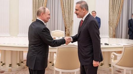 Turkish Foreign Minister Fidan meets with Russian President Putin