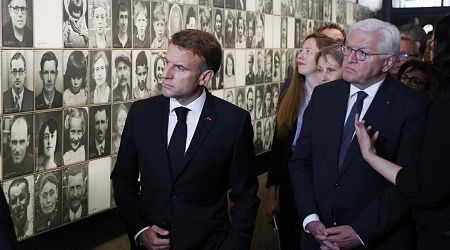 Macron attends ceremony to mark 80th anniversary of Nazi massacre at Oradour-sur-Glane