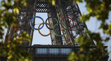 Eiffel Tower given the Olympic treatment as ring display unveiled