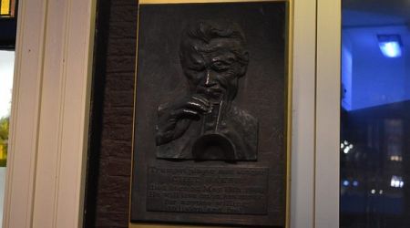 Chet Baker Memorial Relief in Amsterdam, Netherlands