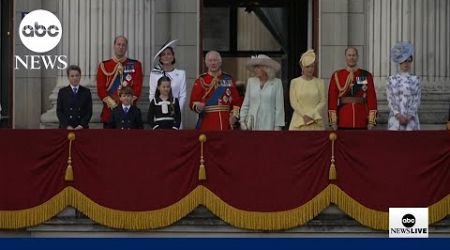 Kate Middleton and royal family attend Trooping the Colour parade