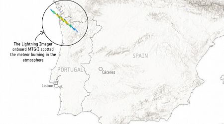 A Weather Satellite Watched a Space Rock Burn Up Above Spain and Portugal