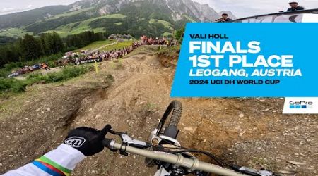 GoPro: Vali Holl does it again!, 1ST PLACE in Leogang, Austria - &#39;24 UCI Downhill MTB World Cup