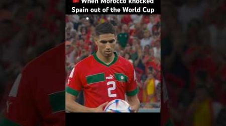 When Morocco knocked Spain out of the World Cup