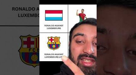 Cristiano Ronaldo Vs Luxembourg And Barcelona. #cristianoronaldo #ronaldo #cr7 #barcelona