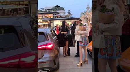 two ladies get out of the Mercedes #luxurylifestyle #rich #luxury #milionaire #monaco