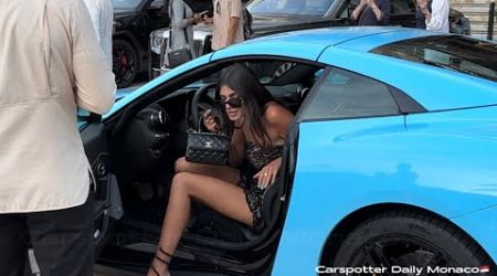 MONACO LUXURIOUS LADY NIGHTLIFE 6/2024 #monaco #billionaires #supercars #carspotting