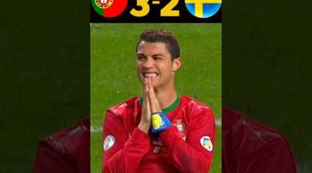 Portugal vs Sweden Match Hattrick Ronaldo #football #shorts #youtube