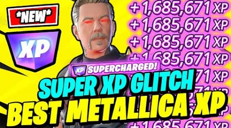 THE BEST METALLICA X SUPERCHARGED XP GLITCH - How to Level Up FAST in Fortnite Season 3 Chapter 5