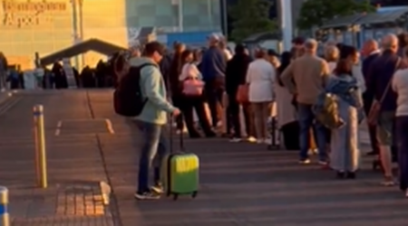 'We documented Birmingham Airport queue shambles - it took so long we nearly missed flight'