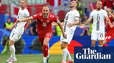 Christian Eriksen shines and scores but Denmark held late on by Slovenia