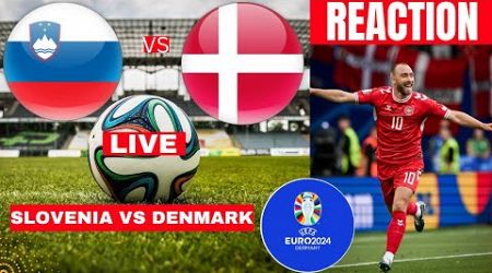 Slovenia vs Denmark 1-1 Live Stream Euro 2024 Football Match Score Commentary Highlights Vivo Direct
