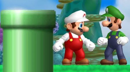 Ultra Super Mario Bros. Wii Together - 2 Player Co-Op Walkthrough 08