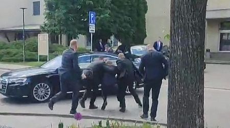 Video Shows Slovakian PM Robert Fico Dragged Into Car After Being Shot?