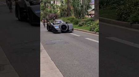 batmobile on the street in monaco #luxury #supercar #amazingcar #monaco
