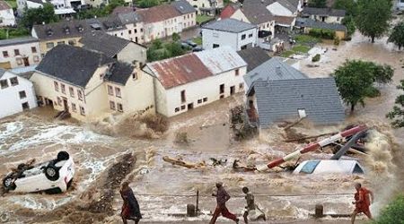 Monstrous chaos in Austria! Part of the country has gone under water!