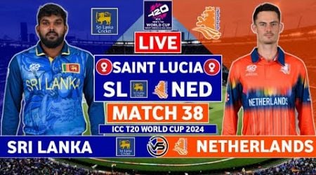 Sri Lanka vs Netherlands Live Match | SL vs NED Live Match Today | ICC T20 World Cup 2024 Live Match