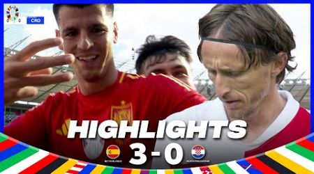 HIGHLIGHT! SPANYOL (3) Vs (0) KROASIA | UEFA EURO 2024