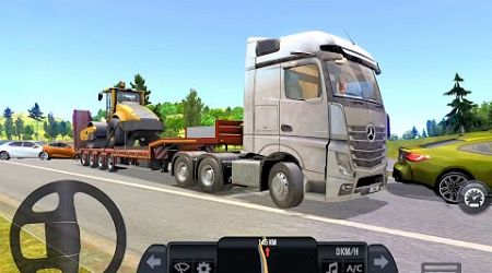 Truck Simulator: Ultimate - Drum Roller Transport &amp; Dangerous Overtakes