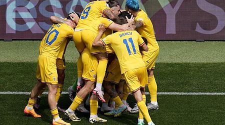 Romania beat war-torn Ukraine 3-0 at Euro 2024 for 1st win at major tournament for 24 years