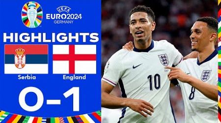 Jude Bellingham Goal | Serbia vs England 0-1 Extended Highlights | UEFA EURO 2024