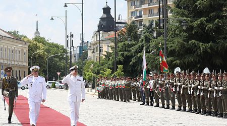Belgium's Chief of Defence Admiral Michel Hofman Pays Official Visit to Bulgaria