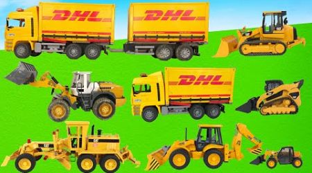 MEGA RC Bruder DHL Truck Construction Site Toy Show