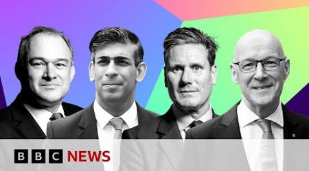 Rishi Sunak, Keir Starmer, John Swinney and Ed Davey grilled by BBC Question Time audience| BBC News