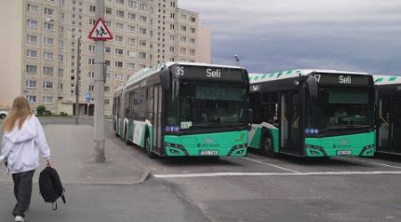 Estonia, Tallin, bus 7 ride from Rauna to Seli