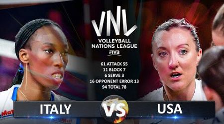 Italy vs USA | Women&#39;s VNL 2024