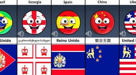 United Kingdom In Some Countries Language and Flags