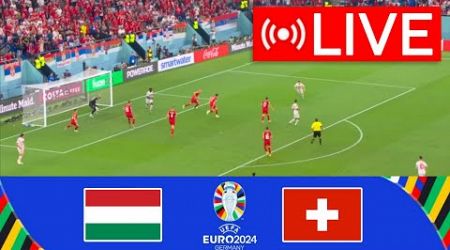 Hungary vs Switzerland UEFA EURO 2024 Efootball PES21 Simulator Video Game Live Match Today